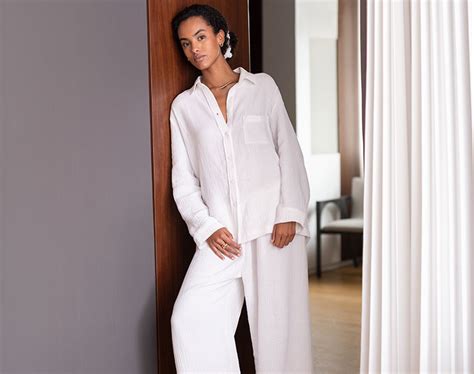 Ensembles Pyjamas 100 Coton Exclusivité MGallery x Pour Les Femmes