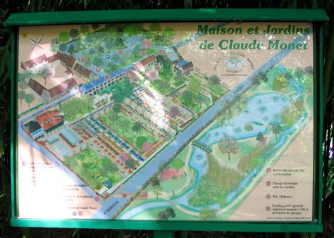 Claude Monet Garden Map | Fasci Garden