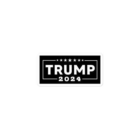 Trump 2024 Sticker Trump 2024 Decal Trump 2024 Bumper Etsy