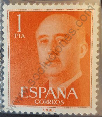 Sello 3 ptas Franco 1955 España Sellos y Estampillas coleccionismo