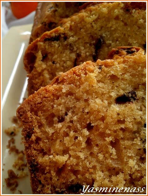 Cake à l orange et pépites de chocolat A l orée des douceurs