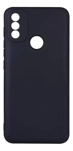 Funda Aterciopelada Negra Y Pel Cula De Vidrio D Para Moto E