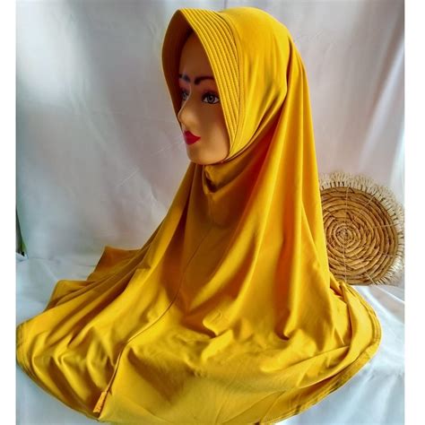 Jual Kerudung Hijab Bergo L Menutup Dada Jilbab Instan Bergo Hamidah