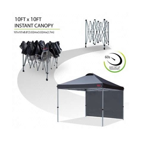 Mastercanopy Durable Ez Pop Up Canopy Tent With Sidewall X