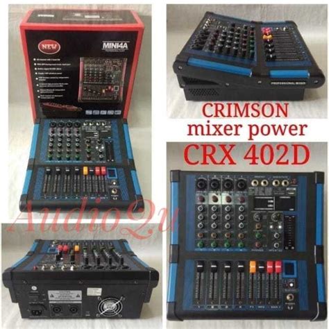 Power Mixer Crimson Crx D Crx D Channel Bluetooth Lazada