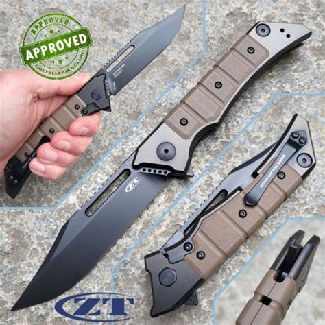 Approved Zero Tolerance Zt Tim Galyean Military Flipper Knife