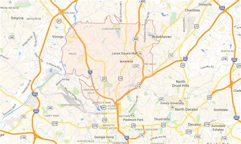 Zip Codes In Buckhead Atlanta