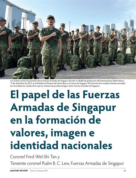 Pdf El Papel De Las Fuerzas Armadas De Singapur En La · Para