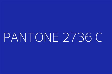 Pantone 2736 C Color Hex Code