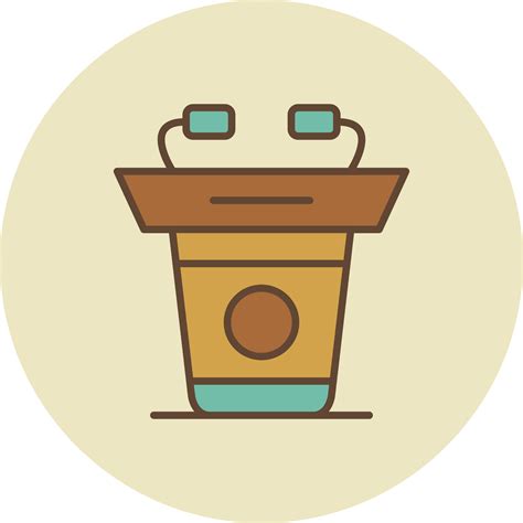 Lectern Filled Retro 9815263 Vector Art at Vecteezy