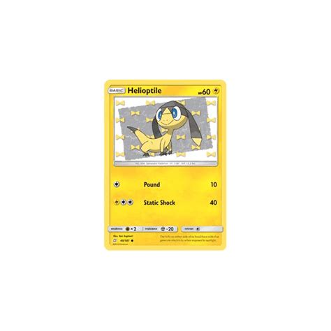 Pokemon Single Card Sun And Moon Team Up 49197 Helioptile