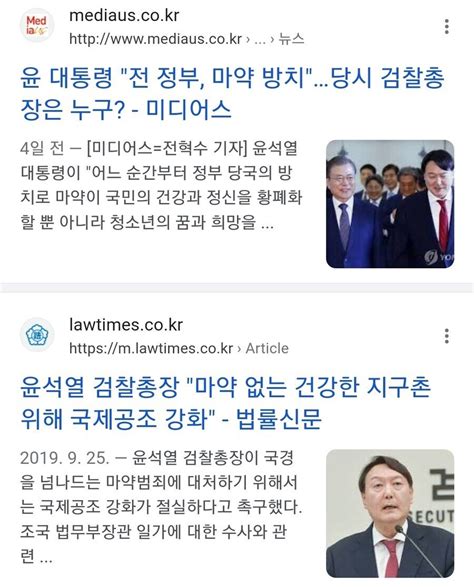 윤 대통령 전 정부 마약 방치 정치시사 에펨코리아