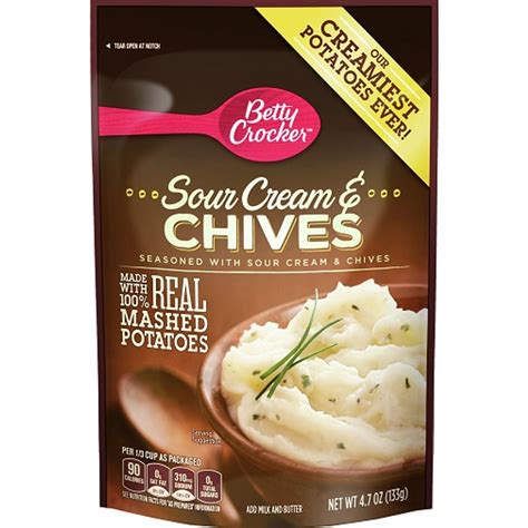 Betty Crocker Sour Cream And Chives Mashed Potatoes Shop Jadas