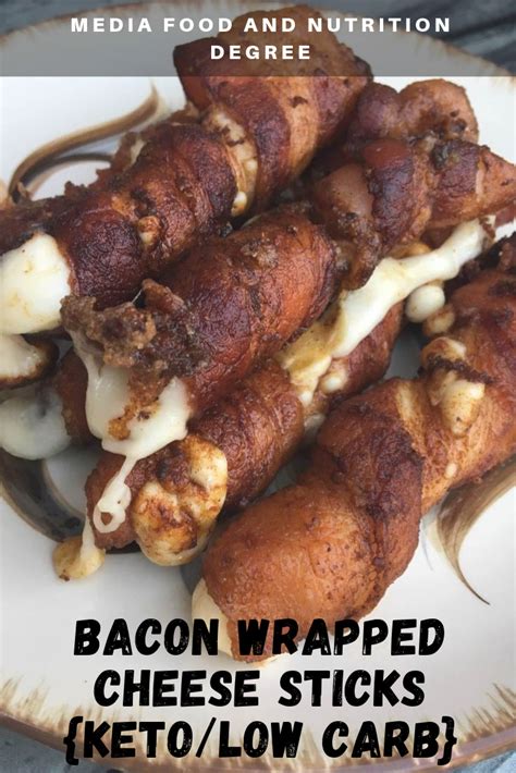 BACON WRAPPED CHEESE STICKS {KETO/LOW CARB} #EASYRECIPES #BACON - Media Food and Nutrition Degree