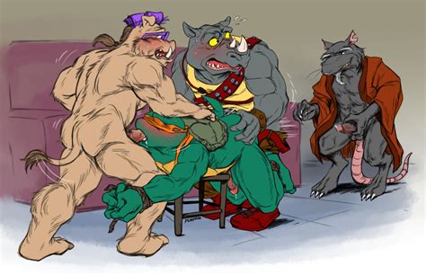 Rule 34 Anal Anthro Bebop Boar Bondage Gay Male Only Master Splinter Masturbation Mike Mikey