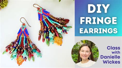 Silk Road Fringe Earrings Class W Danielle Wickes Ft Market Marvels