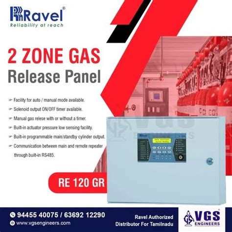 Automatic Conventional Re 120gr Ravel 2 Zone Gas Release Panel At Rs