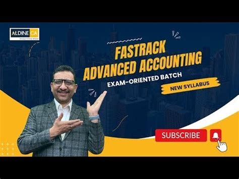 CA Inter FASTRACK New Syllabus Intro Advanced Accounting CA Parveen