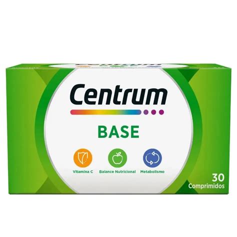 Centrum Base Multivitamínico Suplemento Dietario X 30 Comprimidos