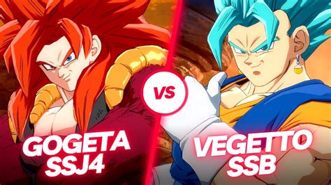 GOGETA SSJ4 VS VEGETTO SSB DRAGON BALL FIGHTERZ 3 ROUNDS 1080P 60