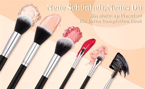 15 Stück Make Up Pinsel Set Professionelle Schminkpinsel Makeup Pinselset Kosmetikpinsel Set Für