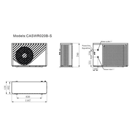 Revnu Propan Monoblock W Rmepumpe Modell Caswr B S Kw New Heating