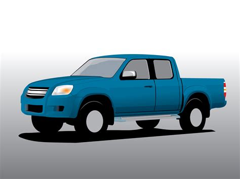 Vector car cartoon, cargo pickup truck 2098891 Vector Art at Vecteezy