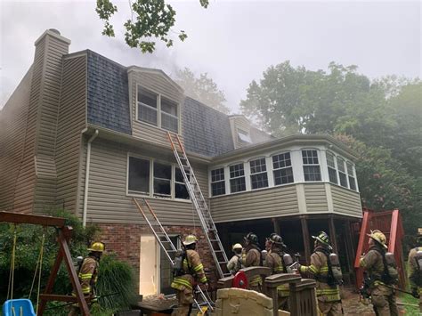 Four People Escape Unharmed After Lightning Starts A House Fire In