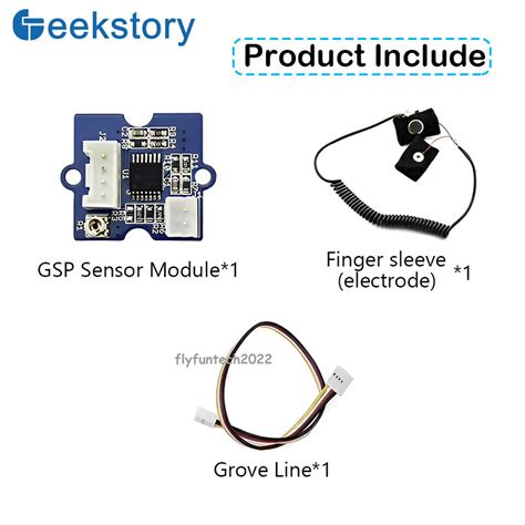 Galvanic Skin Response Skin Current Sensor Kit GSR Detection Module For