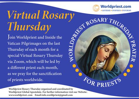 Rosary Thursday World Priest