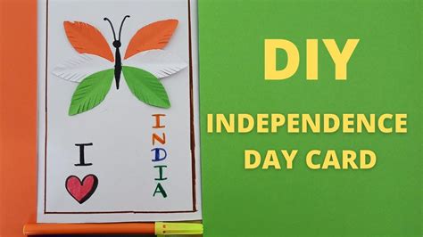 Independence Day Card Diy Cards Tri Color Easy Diy Card Making The