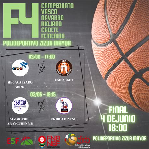 F Campeonato Vasco Navarro Riojano Cadete Federaci N Vasca De Baloncesto