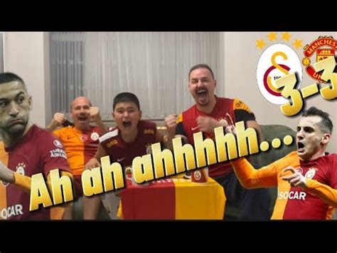 Galatasaray Manchester United Ma Tepki Videosu Galatasaray