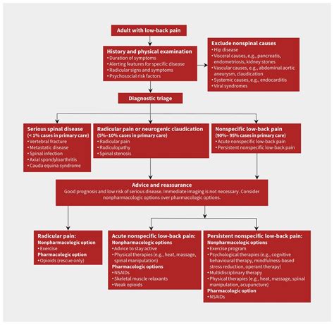 Diagnosis And Management Of Low Back Pain In Primary Care Cmaj