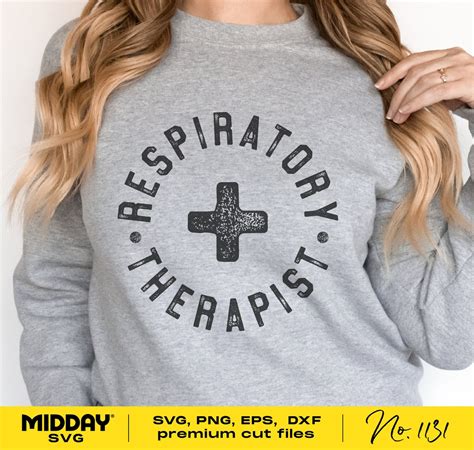 Respiratory Therapist Svg Png Dxf Eps Respiratory Therapy Design RT