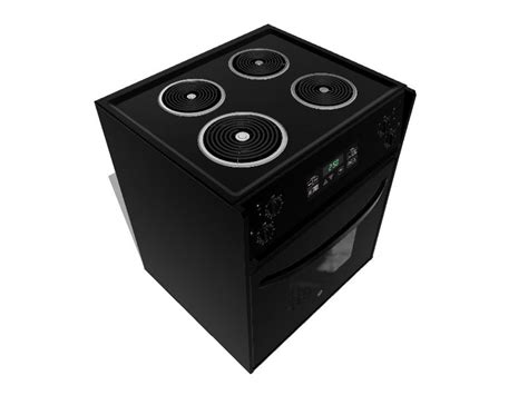 Ge 27 In 4 Elements 3 Cu Ft Self Cleaning Drop In Electric Range Black At