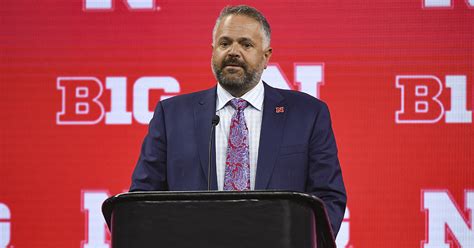 Matt Rhule reveals the first step toward Nebraska's championship ...