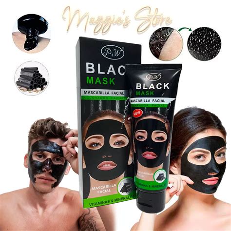 Mascarilla Negra Aclarador Facial P W Maggies Belleza Y Hogar Per