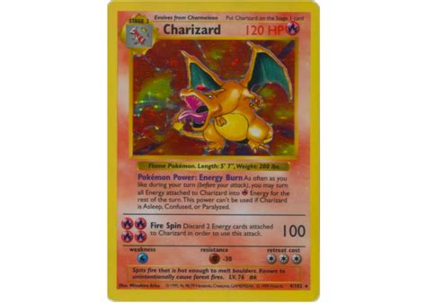 Shadowless Charizard