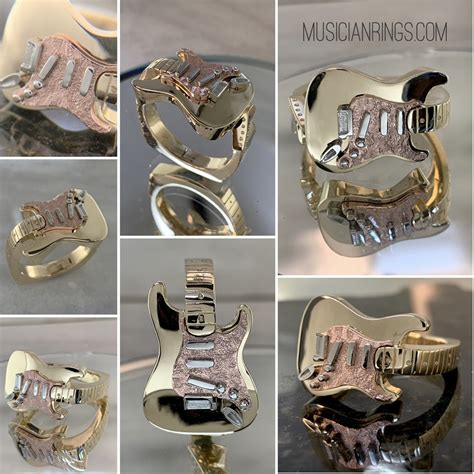 Guitar Jewelry Musicianrings By Atlas