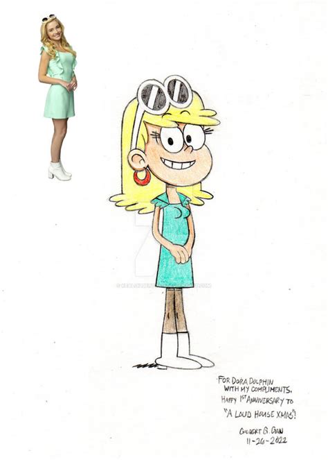 Tlh Loudified Dora Dolphin As Leni By Realgilbertgan On Deviantart