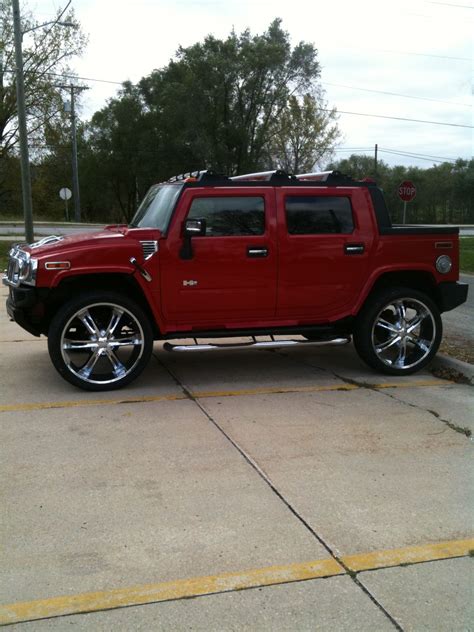 Hummer H Sut Victory Red Limited On S Hummer Truck Hummer