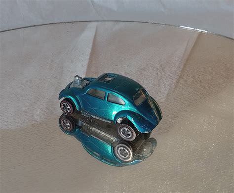 Hot Wheels Redline Custom Volkswagen Aqua White Int US 1968 Etsy