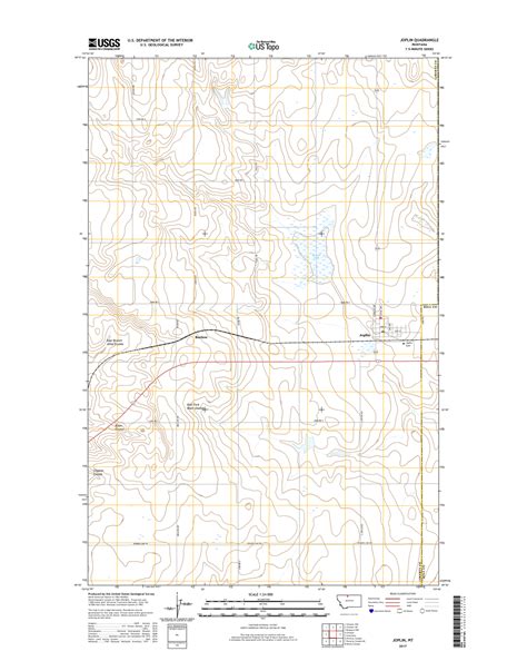 Joplin Montana 24k Topo Map