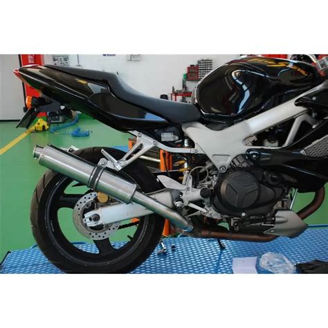 Echappement Pour Honda Vtr F Ovale Titanium