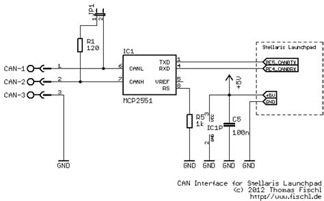 Can Interface For Ti Stellaris Launchpad Fischlde