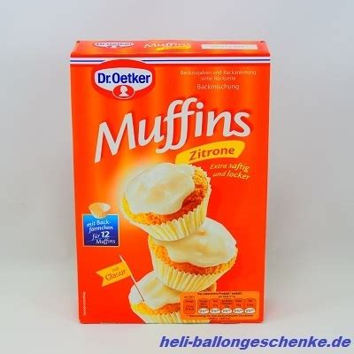 Backmischung Dr Oetker Muffins Zitrone Heli Ballongeschenke De