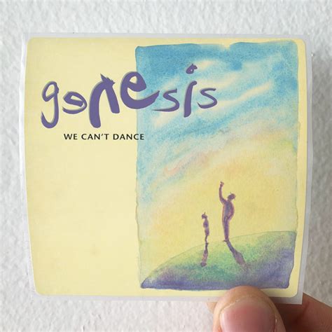 Genesis We Cant Dance Album Cover Sticker