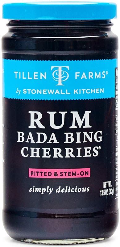 Tillen Farms Rum Bada Bing Cherries 13 5oz Legacy Wine And Spirits