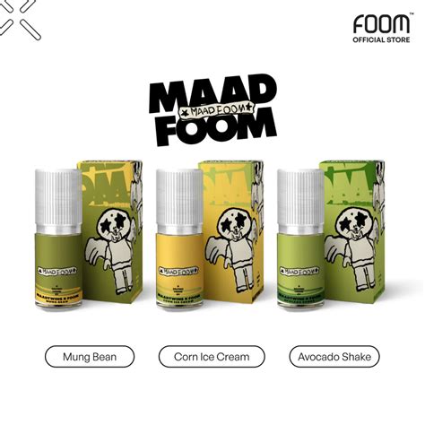 Jual MAAD FOOM ICE DESSERT SERIES 30ML 30MG CORN ICE CREAM AVOCADO